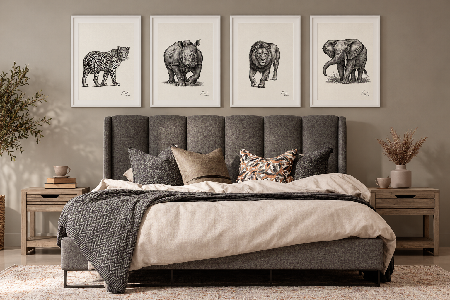 A quiet corner of the wild: Wildlife collection · White frames